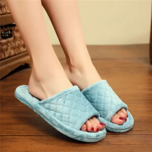 Chaussons Velours Femme 1