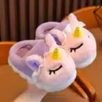 Licorne Pantoufle Enfant 4