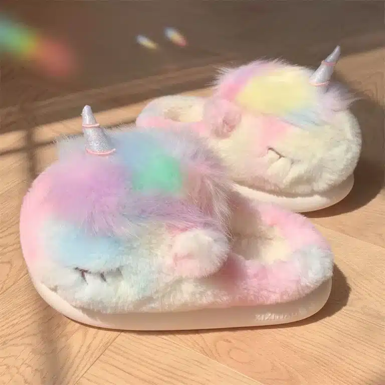 Pantoufle Licorne Adulte 1