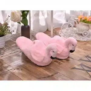 Chausson Flamant Rose Ouvert 1