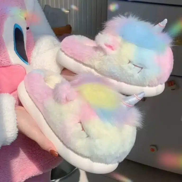 Pantoufle Licorne Adulte 3