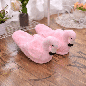 Chausson Flamant Rose Ouvert