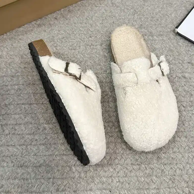 Chausson Femme Mouton Retourné 1