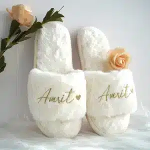 Pantoufle Personnalisée Prénom 1