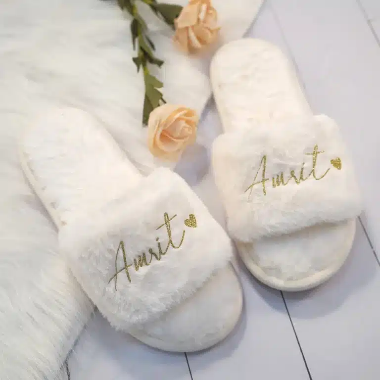 Pantoufle Personnalisée Prénom 2