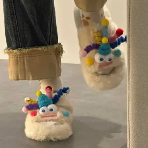 Pantoufle Drôle Femme 1