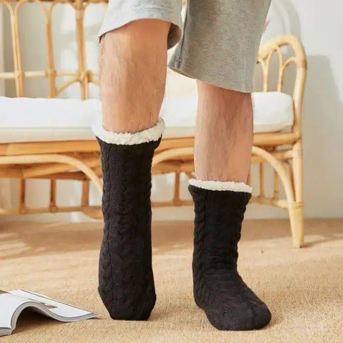Chaussons ou chaussettes