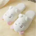 Pantoufles Chaton Blanc 6