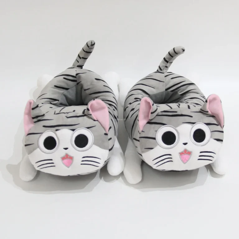 Chaussons Chat Gris Tigré 1