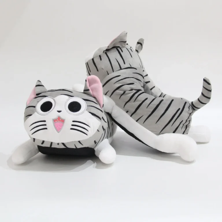 Chaussons Chat Gris Tigré 5