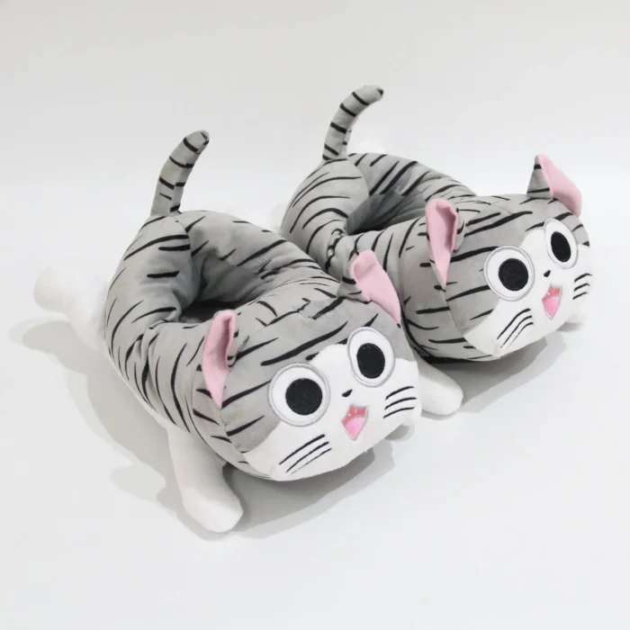 Chaussons Chat Gris Tigré 3