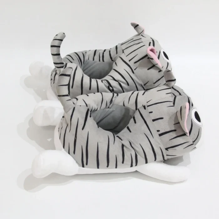Chaussons Chat Gris Tigré 4