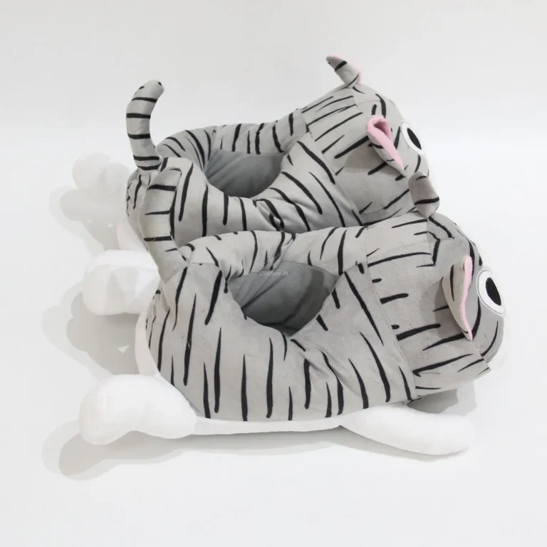 Chaussons Chat Gris Tigré 4