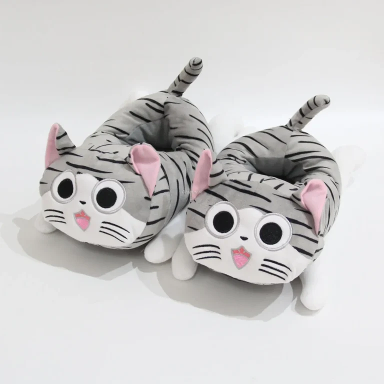 Chaussons Chat Gris Tigré 2