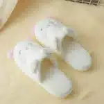 Pantoufles Chaton Blanc 2