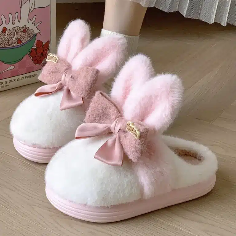 Pantoufles Lapin Kawaii 4