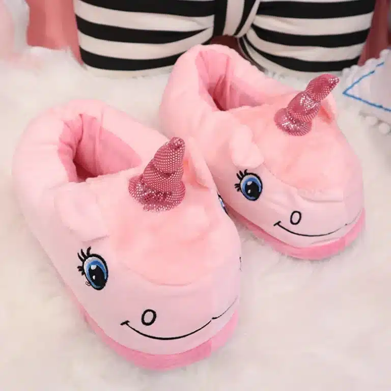 Pantoufles Licorne Kawaii 2