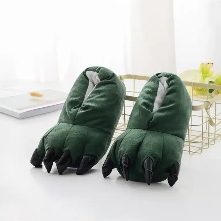 Pantoufles Griffes Vertes 1