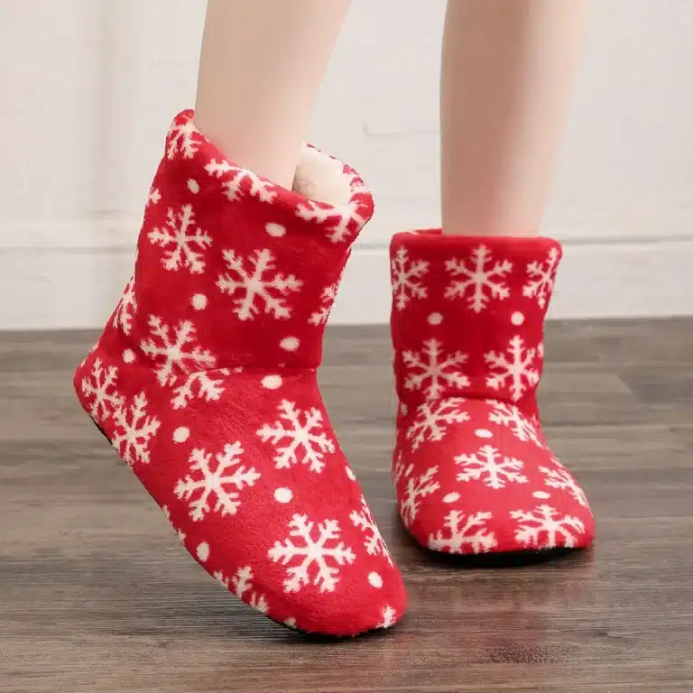 Chausson Botte Noël Rouge 1