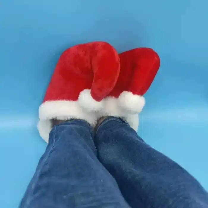 Chaussons Bonnet De Noël 5