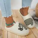 Pantoufles Eléphant Doux 3