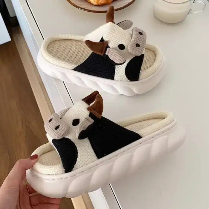 Chaussons Vache Lin Eté 2