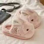 Pantoufles Lapin Semelle Epaisse 4