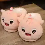 Chausson Monstre Rose 1