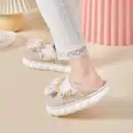 Pantoufles Lapin Semelle Souple 5