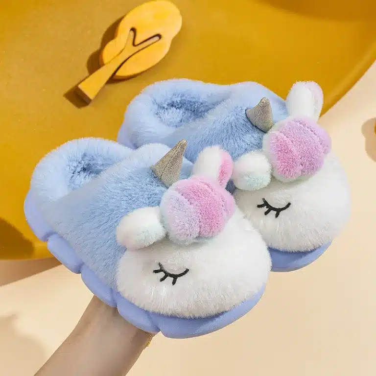 Pantoufles Licorne Enfant 1