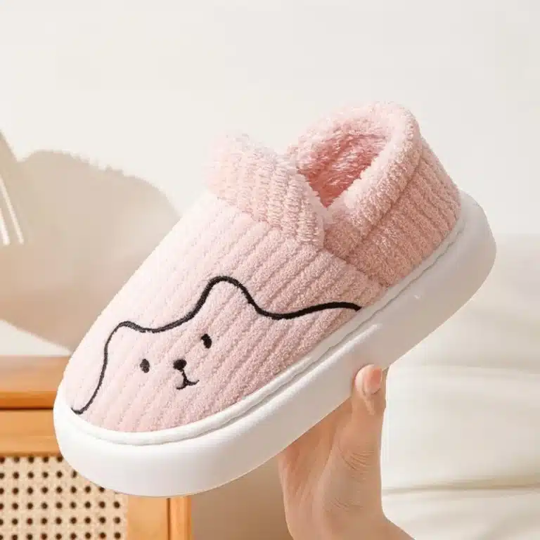 ​ Pantoufles Dessin Chat 1