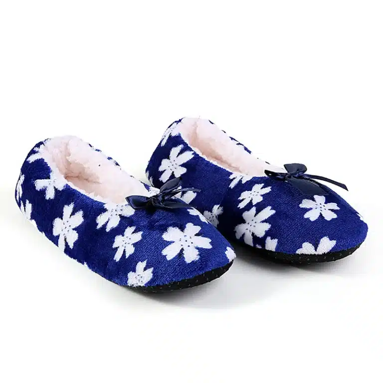 Chaussons Ballerines Noël Flocons 3