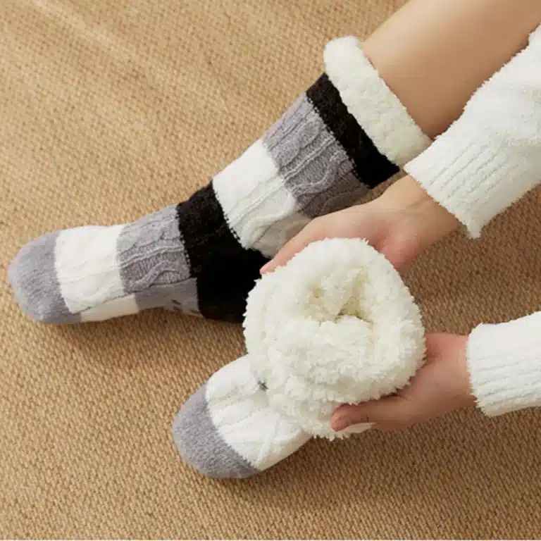 Chaussons Chaussettes Rayées 2