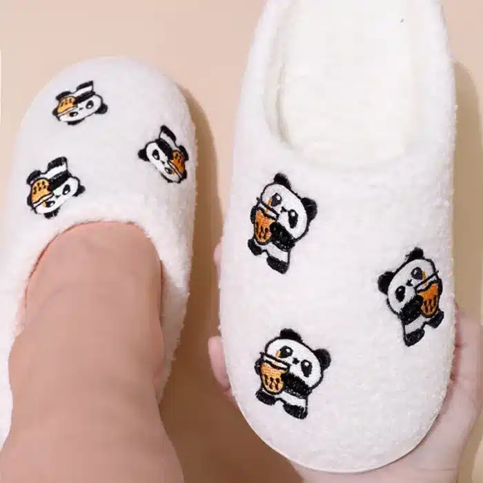 Chaussons Panda Miel 2