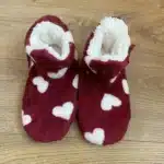 Chaussons Bottes Coeur Blanc 1