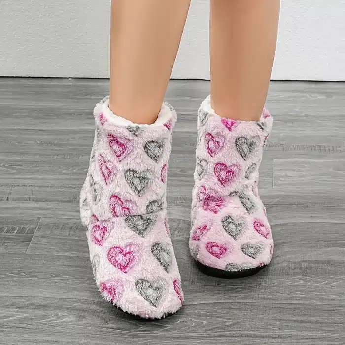 Chaussons Bottes Coeurs 2