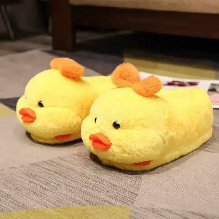 Pantoufles Canard Jaune 1
