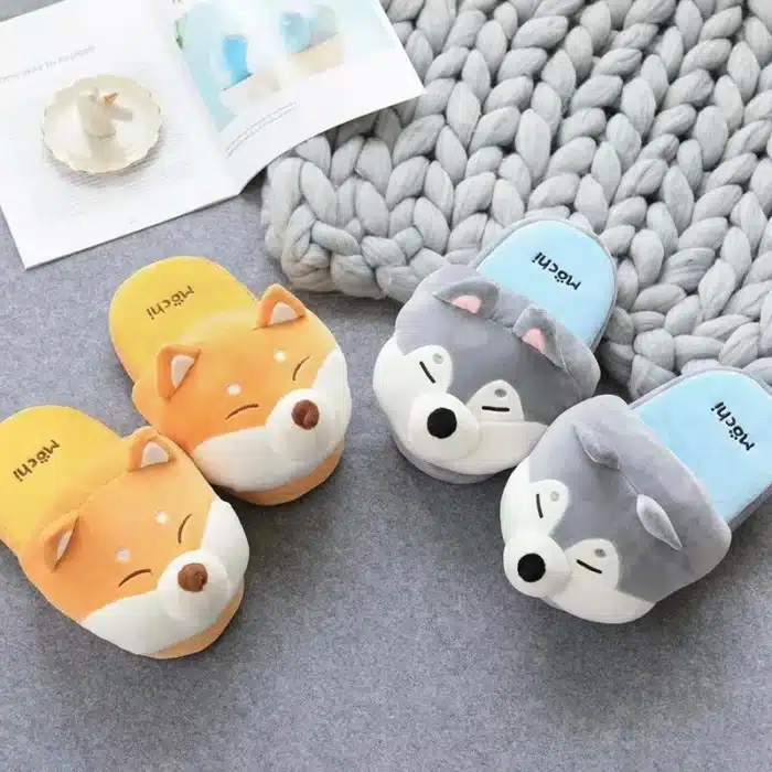 Pantoufles Chien Mignon 1