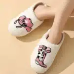 Pantoufles Cowboy Rose 4
