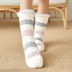 Chaussons Chaussettes Femme Rayées 5