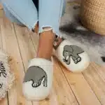 Pantoufles Eléphant Doux 5