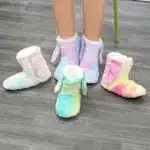 Pantoufles Botte Arc-en-ciel 1