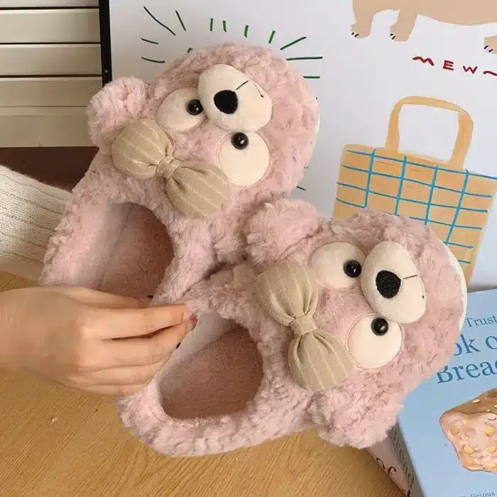 Pantoufles Ours Avec Noeud 4