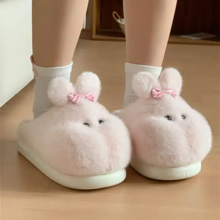 Pantoufles Lapin Joues Gonflées 5
