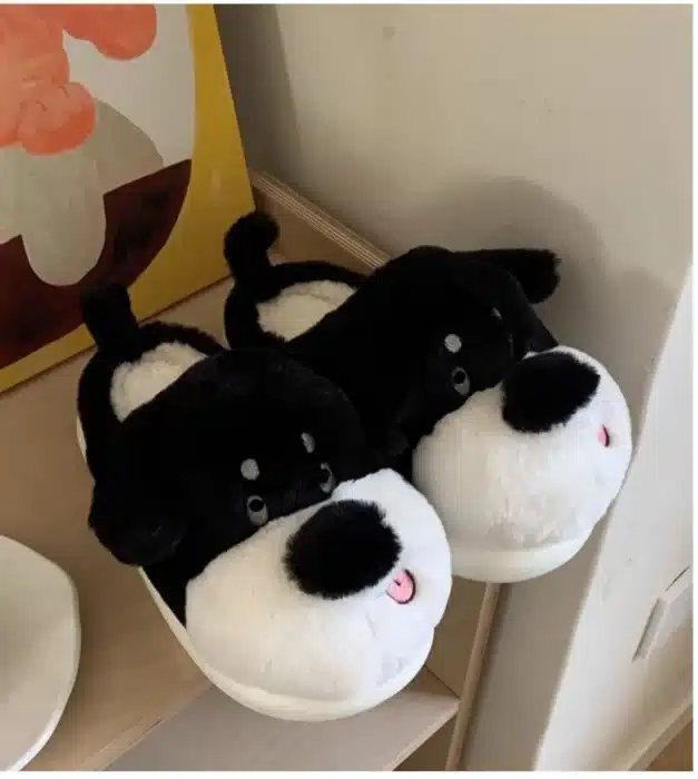 Pantoufles Chien Qui Tire La Langue 13