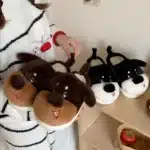Pantoufles Chien Qui Tire La Langue 8