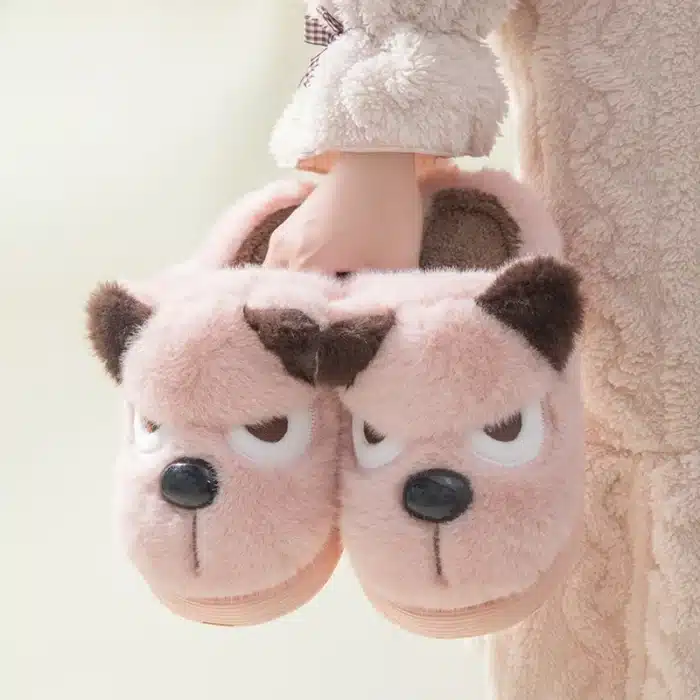 Pantoufles Chien Qui Boude 2