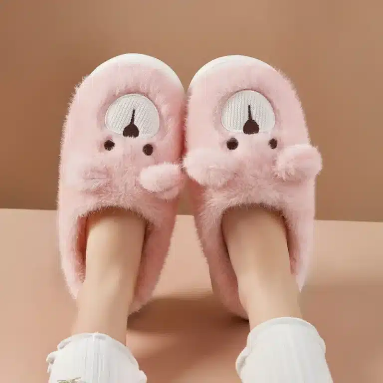 Pantoufle Ourson Mignon Enfant 2