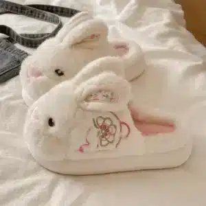 Pantoufles Lapin Semelle Epaisse 1