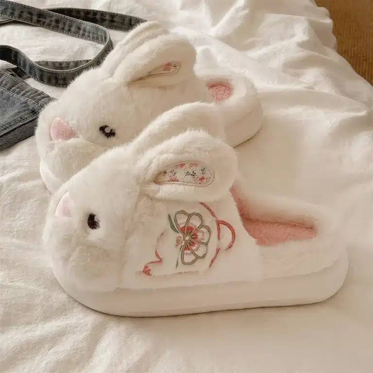 Pantoufles Lapin Semelle Epaisse 1